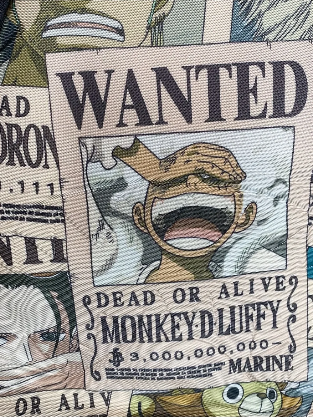 Sprayground One Piece Wanted Shark Posters Backpack Limited Edition